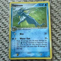 Vaporeon 6/17 - Holo Foil Rare - Pop Series 3 Promo 2006 - Pokemon Card - Image 1