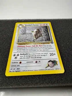 Pokemon TCG Giovanni's Persian 8/132 Gym Challenge Holo Rare Unlimited - Image 2