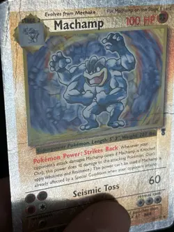 Pokemon Machamp Legendary Collection 15/110 Reverse Holo Rare 100 HP TCG - Image 4