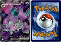 Team Rocket's Nidoking ex Ultra Rare Holo 216/182 Destined Rivals Near Mint - Image 3