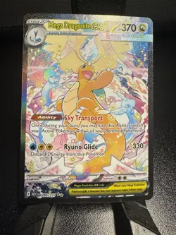 Pokemon TCG Ascended Heroes 290/217 Mega Dragonite ex SIR NM/MINT PACK FRESH! - Image 1