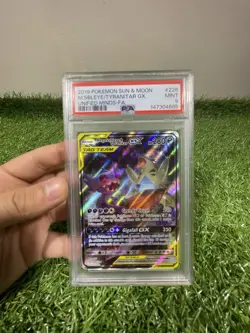 Pokemon Mega Sableye & Tyranitar GX Full Art Holo 226/236 Unified Minds PSA 9 - Image 3