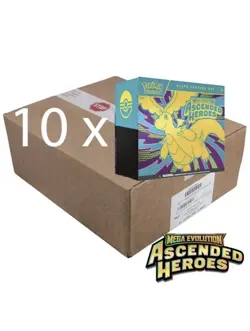 Pokemon Ascended Heroes Sealed ETB Elite Trainer Box Case - Image 3