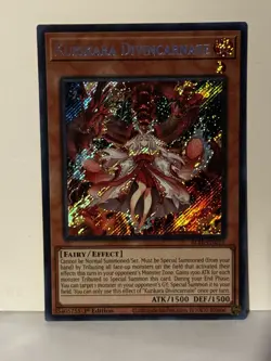 Kurikara Divincarnate Secret Rare BLTR-EN079 1st Ed Yugioh NM - Image 1