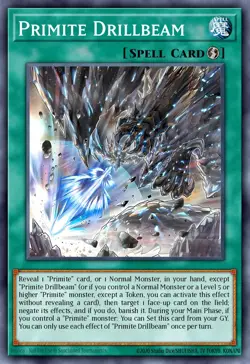 Primite Drillbeam BLMM-EN173 1st ED NM Yu-Gi-Oh! SECRET RARE - Image 1