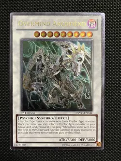 Overmind Archfiend EXVC-EN044 Ultimate Rare 1st Edition Moderate Play Yu-Gi-Oh! - Image 1