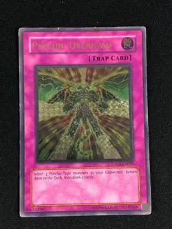 YUGIOH PSYCHIC OVERLOAD TDGS-EN070 ULTIMATE HP/ CREASES - Image 1