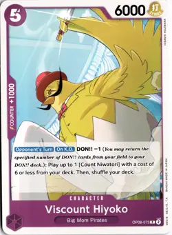 Viscount Hiyoko C Two Legends OP08-073 One Piece TCG - Image 1
