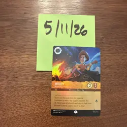 Lorcana Woody - Waiting for a Friend (Epic) - 205/205 Wilds Unknown Ships 5/12! - Image 1