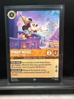 Disney Lorcana Fabled - Minnie Mouse, Sweetheart Princess - 5/204 - Image 1