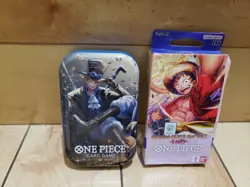 One Piece Card Game, Special Don!! Set Vol.1 Luffy SDS 01, Sealed!! +1 Tin - Image 1
