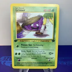 Grimer 57/82 Common 1st Edition Team Rocket Pokemon Card - Image 1