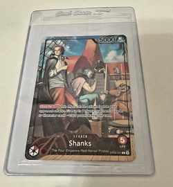 Shanks (2025 PSA Magazine Promo) OP09-001 One Piece Promotion Card Foil SEALED - Image 1