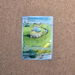Pokemon Card Grotle 164/162 Temporal Forces Holo Illustration Rare *B22 - Image 1