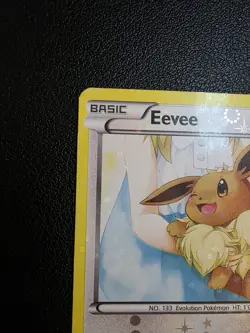 Eevee RC14/RC25 Legendary Treasures Reverse Holo Pokemon Card DMG - Image 3