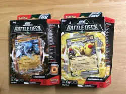 Pokemon Ampharos & Lucario Ex Battle Deck OPENED no code cards - Image 1