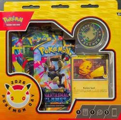 Pokemon Day 2026 Collection Box Pikachu Promo Card Coin Booster Packs TCG - Image 2