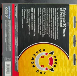 Pokemon Day 2026 Collection Box Pikachu Promo Card Coin Booster Packs TCG - Image 3