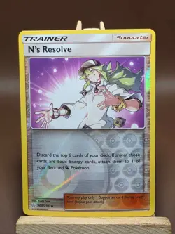 HP N's Resolve 200/236 Cosmic Eclipse Reverse Holo Pokemon Card - Image 1