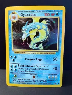 Pokemon Card: GYARADOS Unlimited Base Holo (MP) - Image 3