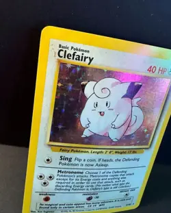 Pokemon Card: CLEFAIRY Unlimited Base Holo (MP) - Image 5