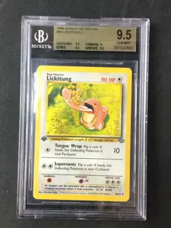 BGS 9.5 1999 Pokemon Jungle 1st Edition #38 Lickitung U - Image 1