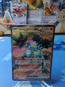 Sandy Shocks EX 228/182 Paradox Rift Full Art Secret Rare Holo Pokemon Card NM - Image 1