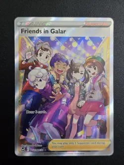 Pokemon TCG Friends in Galar TG23/TG30 Silver Tempest Trainer Gallery Full Art - Image 1