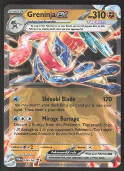 Miscellaneous Cards & Products #106/167 Greninja ex (GameStop Metal Card) - Image 1