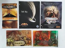 MAGIC GATHERING Window Stickers Box Ads PROMOS TIME SPIRAL Guildpact Dissension - Image 1