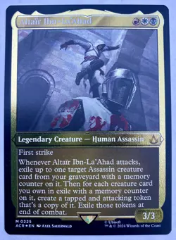 Altair Ibn-La'Ahad - 0225 (Foil Etched) - MTG: Assassin's Creed (ACR) NM/M - Image 1
