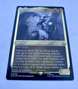 Altair Ibn-La'Ahad - 0225 (Foil Etched) - MTG: Assassin's Creed (ACR) NM/M - Image 2