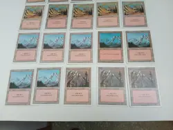 Lot of 20x Mountain revised Third 3rd Edition Basic Land MTG Magic - Image 3