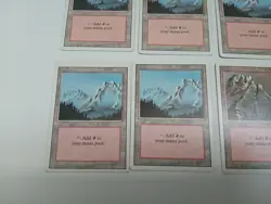 Lot of 20x Mountain revised Third 3rd Edition Basic Land MTG Magic - Image 4
