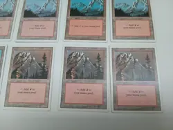 Lot of 20x Mountain revised Third 3rd Edition Basic Land MTG Magic - Image 5