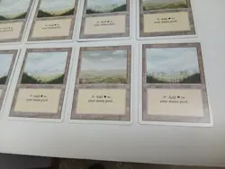 Lot of 20x, 10x plain 10x mountain revised Third 3rd Basic Land MTG Magic - Image 4
