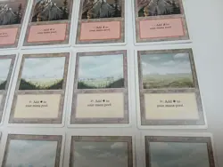 Lot of 20x, 10x plain 10x mountain revised Third 3rd Basic Land MTG Magic - Image 5