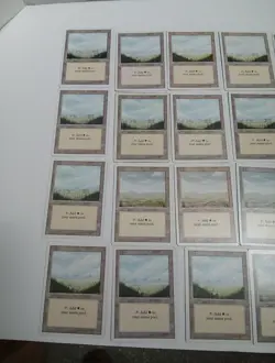 Lot of 20x Plains revised Third 3rd Edition Basic Land MTG Magic - Image 2