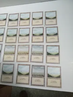 Lot of 20x Plains revised Third 3rd Edition Basic Land MTG Magic - Image 3