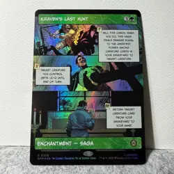KRAVEN'S LAST HUNT (BORDERLESS) MARVEL'S SPIDER-MAN MTG FOIL 226 LP - Image 1