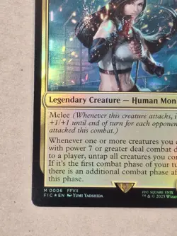Tifa, Martial Artist Commander: Final Fantasy Foil MTG Magic the Gathering BB - Image 5