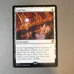 Wizards of the Coast Land Tax Enchantment 0153 White Regular English W - Image 1