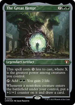 1x The Great Henge Etched Foil (Commander Masters) - Image 1