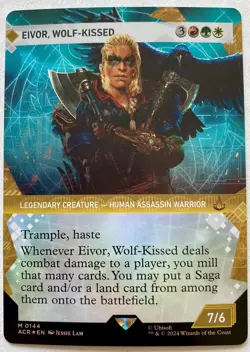 Eivor, Wolf-Kissed (SHOWCASE FOIL) MTG: Assassin's Creed (ACR) NM - Image 1