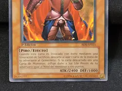 YuGiOh Thestalos The Firestorm Monarch RDS-EN021 Super Rare 1st Ed LP - Image 5