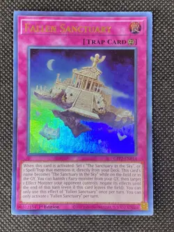 YuGiOh! - Fallen Sanctuary GFP2-EN014 Ultra Rare 1st Edition Near Mint - Image 1