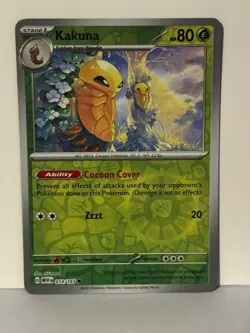 Kakuna Reverse Holo 014/165 SV: Scarlet & Violet 151 NM Pokemon Fast Ship - Image 1