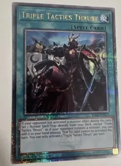 RA03-EN072 Triple Tactics Thrust (Quarter Century Rare) Yu-Gi-Oh! TCG - Image 1