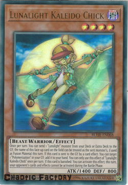 YUGIOH BLHR-EN068 Lunalight Kaleido Chick Ultra rare 1st Edition NM - Image 1