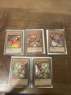 YuGiOh - Exodia The Forbidden One Complete Set - YGLD-ENA17-21 LP - Image 1